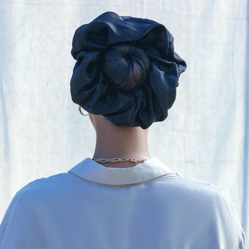 Grote Chiffon Haar Scrunchies Voor Vrouwen Moslim Vrouw Haar Stropdassen Elastische Haar Elastiekjes Haar Accessoires Volumizing Hijab