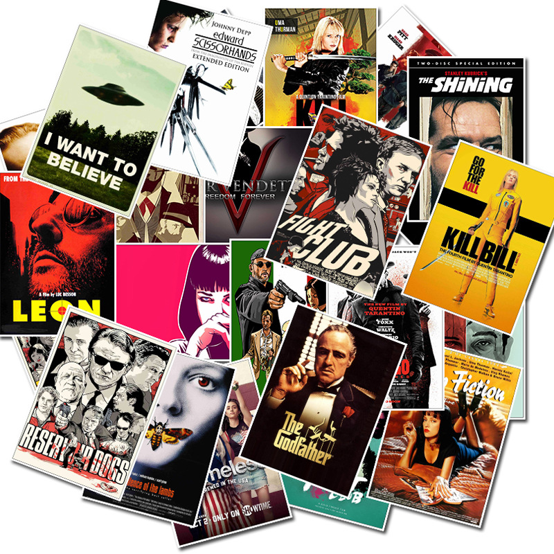 10/30/50PCS Classic Movie Serie Autoadesivo Del Computer Notebook Graffiti Autoadesivo Impermeabile Della Decorazione Commercio All'ingrosso