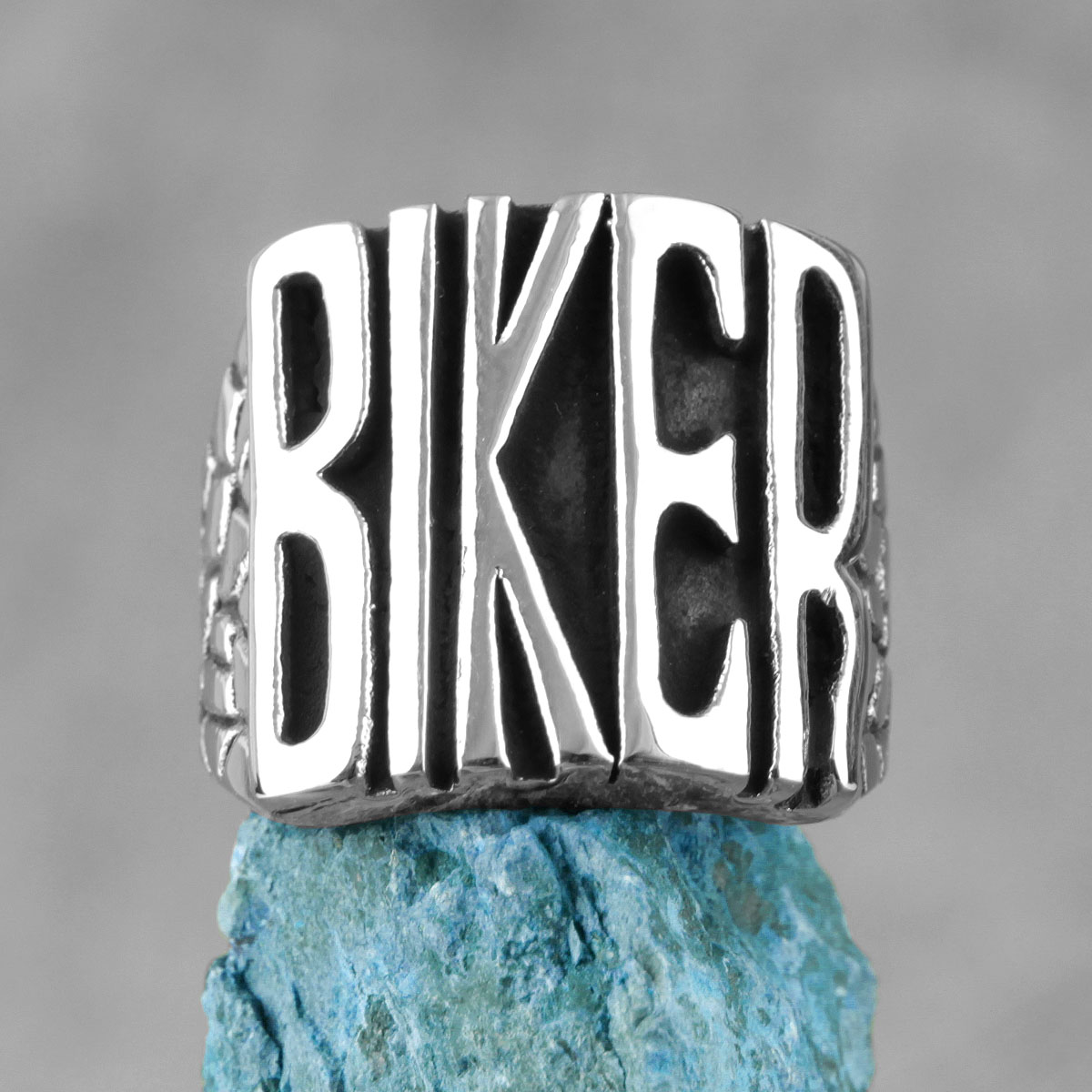 Bagues de motard en acier inoxydable pour hommes, lettre de motard, punk, hip hop, mâle, bijoux de petit ami, créativité, cadeau, vente en gros