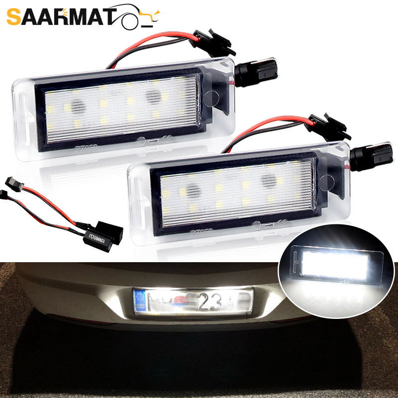 2x Luce targa a LED per OPEL VAUXHALL MOKKA X Insignia Sports Tourer Cadillac GMC Chevrolet Cruze Camaro Corvette