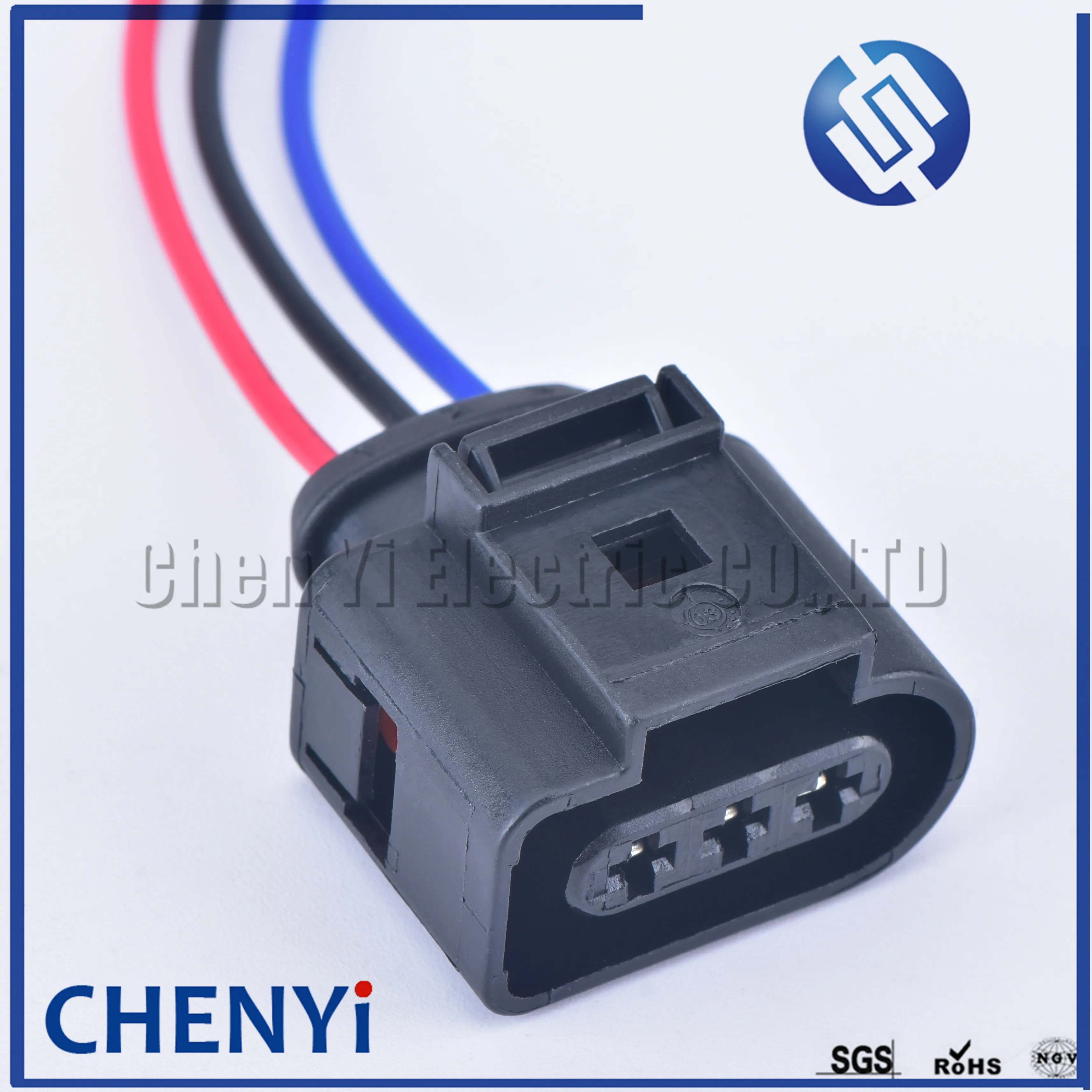Conector de 3 pines serie 3.5 para sensor automotriz con cable 1J0973723 1J0 973 723