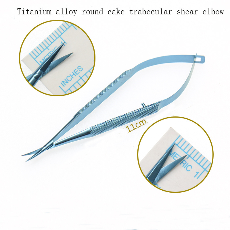 Microtee-Ciseaux Trabéculaires pour Chirurgie Plastique, Double Paupière