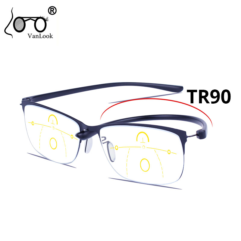 Lunettes de lecture progressives multifocales, ordinateur pour lecteur, pour hommes et femmes + 1.0 1.5 2.0 2.5 3.0 3.5 4.0