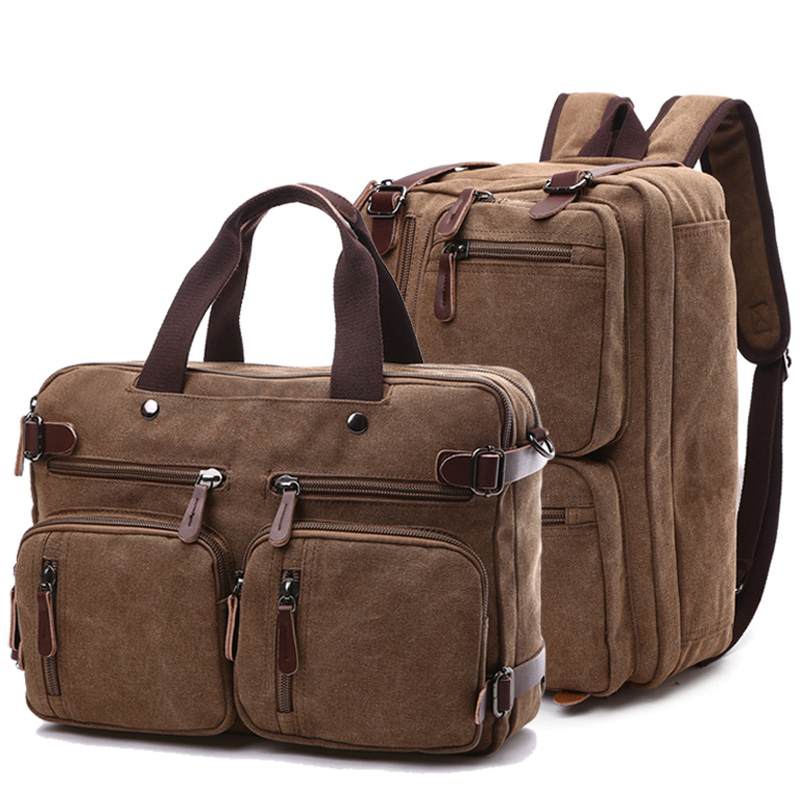 Sac de voyage en toile pour hommes, sacoche classique, sac à bandoulière, sac fourre-tout, grand sac à main décontracté pour affaires avec poche pour ordinateur portable