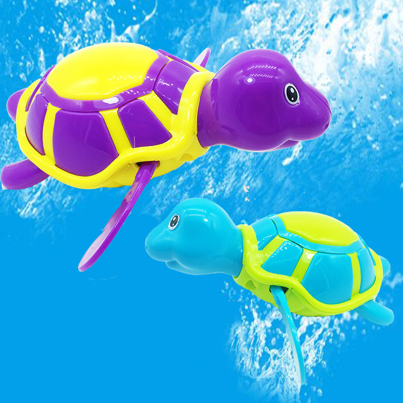 Детские милые морские животные Черепаха Классические заводные игрушки вода игрушка Детские Плавание детская одежда с героями мультфильма «Черепашки-ниндзя заводные игрушки Для детей, на лето пляжные игрушки для ванной комнаты