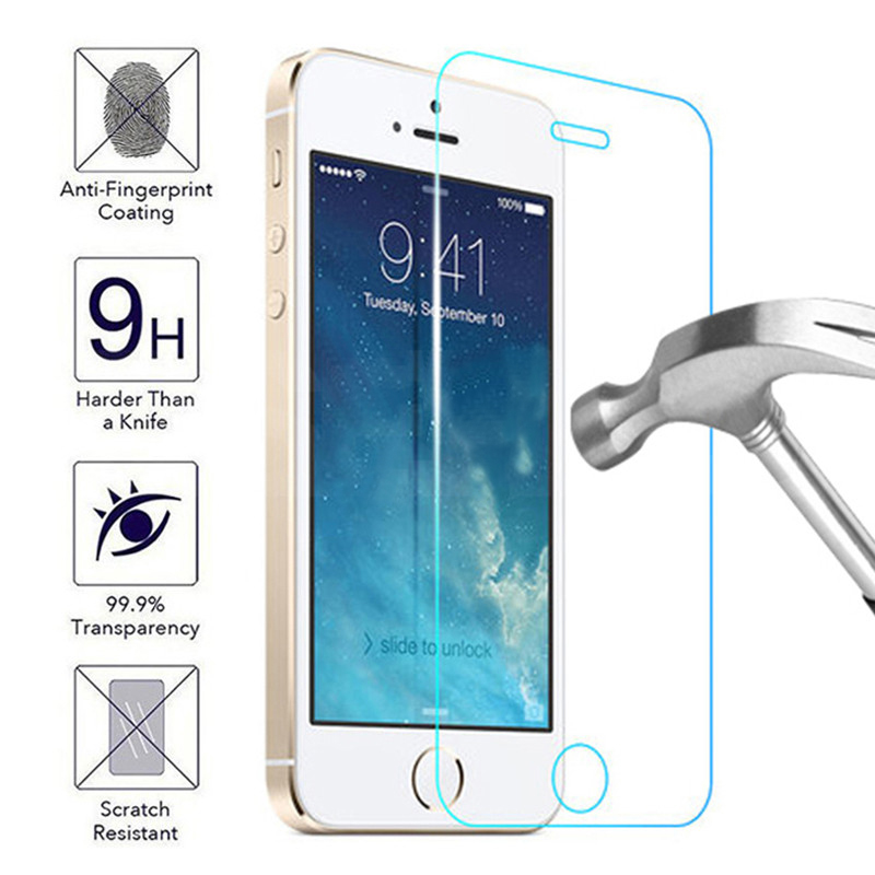 Gehard Glas Voor iPhone 11 12 13Pro X XR XS Max Screen Protector Voor iPhone 5 5S SE 6 6s 7 8 Plus Veiligheid Beschermende Glas Film
