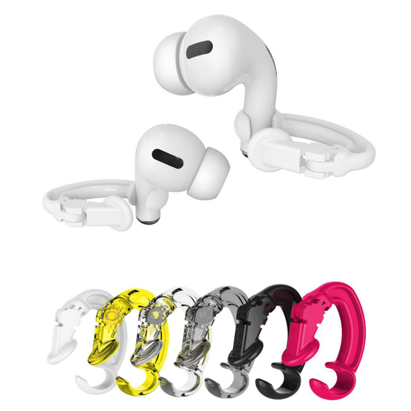 Зажим для наушников с защитой от потери для Apple AirPods Pro, беспроводной спортивный Bluetooth-совместимый держатель для наушников, крючки для ушей, аксессуары