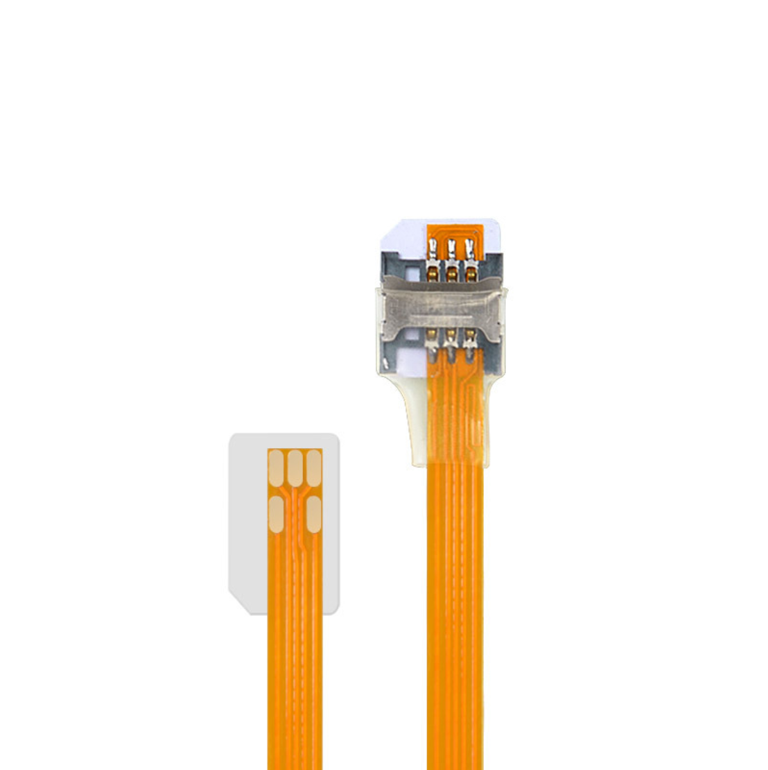 Cable de extensión inverso positivo estándar SIM 2FF Cable de extensión de señal de teléfono móvil Cable de extensión de tarjeta SIM