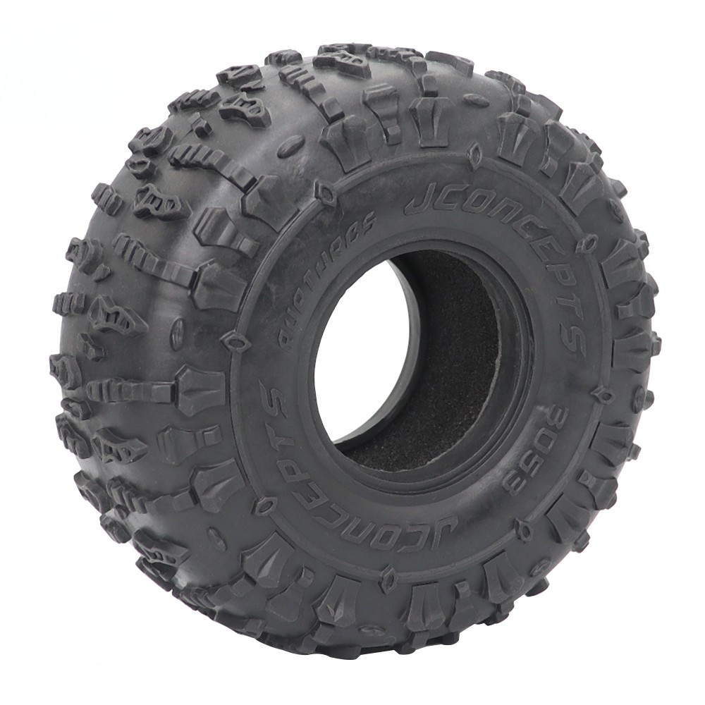 4 pçs 1.9 Polegada jconcepts pneu de borracha 1.9 pneus de roda 123x49.5mm para 1/10 rc rastreador trax trx4 trx6 axial scx10 axi03007 90046
