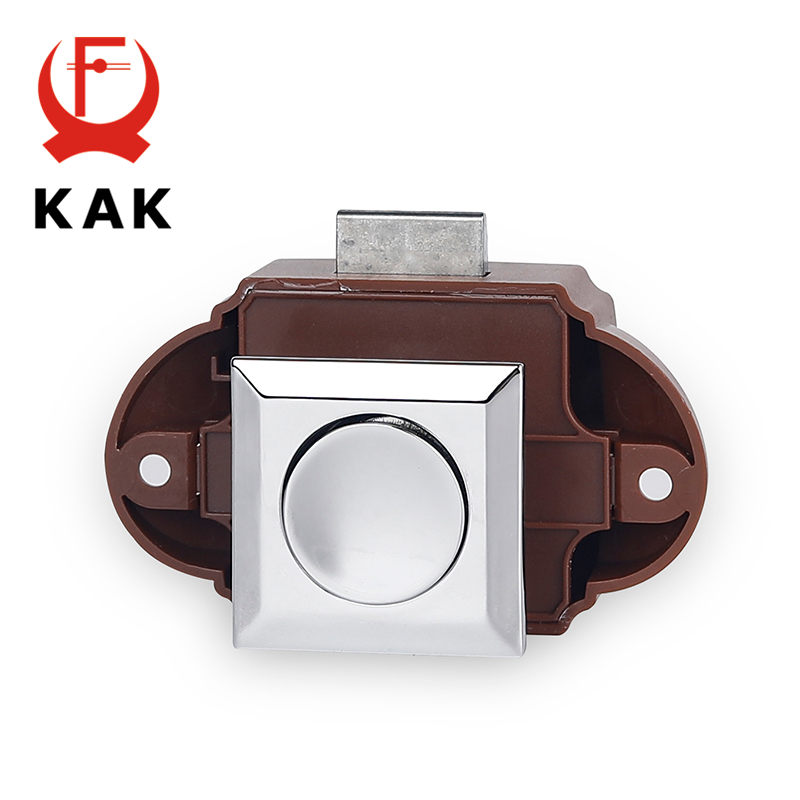 KAK-Serrure à bouton-poussoir sans clé pour camping-car, loquet pour voiture, caravane, bateau, moteur, maison, armoire, matériel de meubles, MELLock, 5 pièces, 26mm