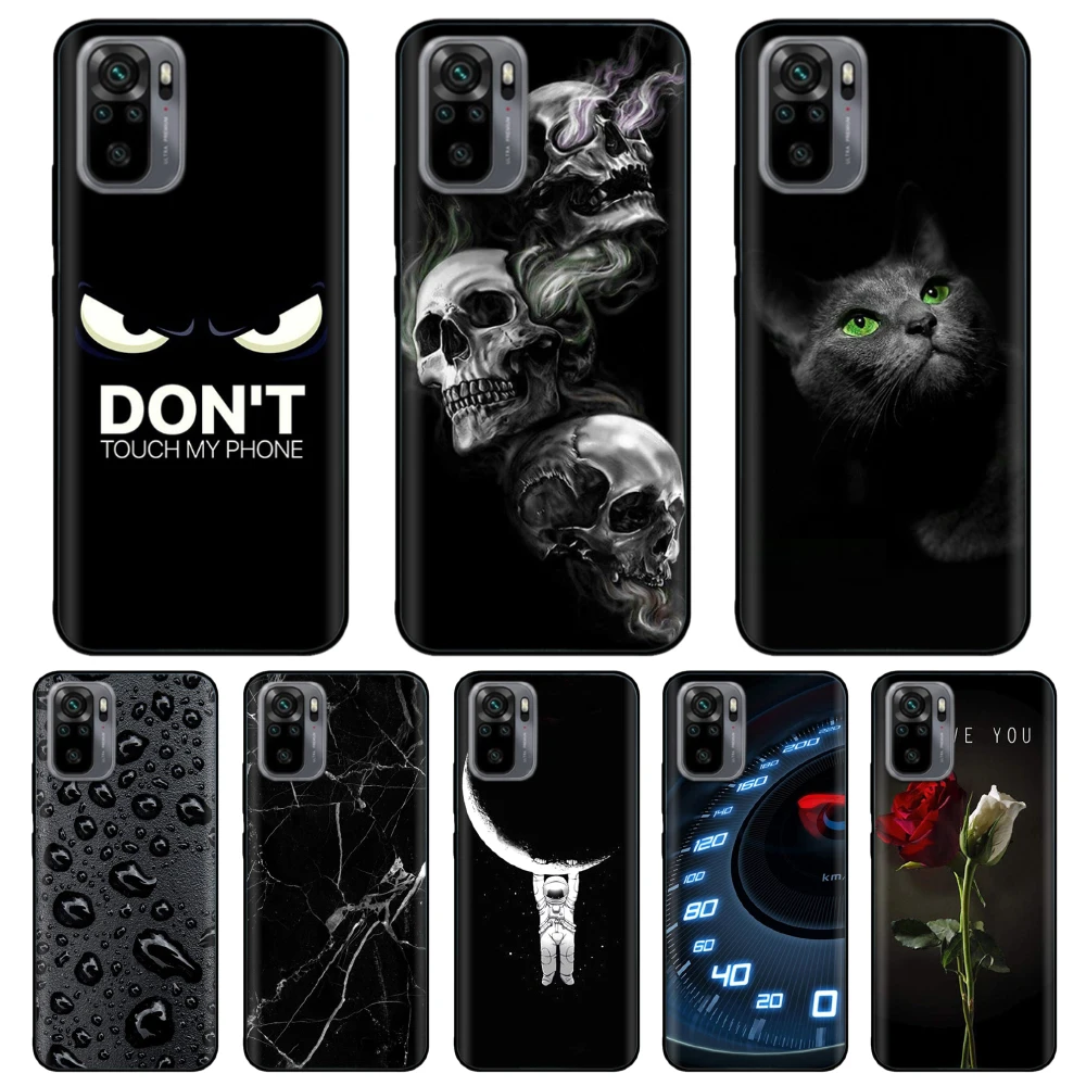 Silicone Case For Redmi Note 10 Case 4G 5G Soft Bumper on For Xiaomi Redmi Note 10 Pro Global Version Case For redmi Note 10s
