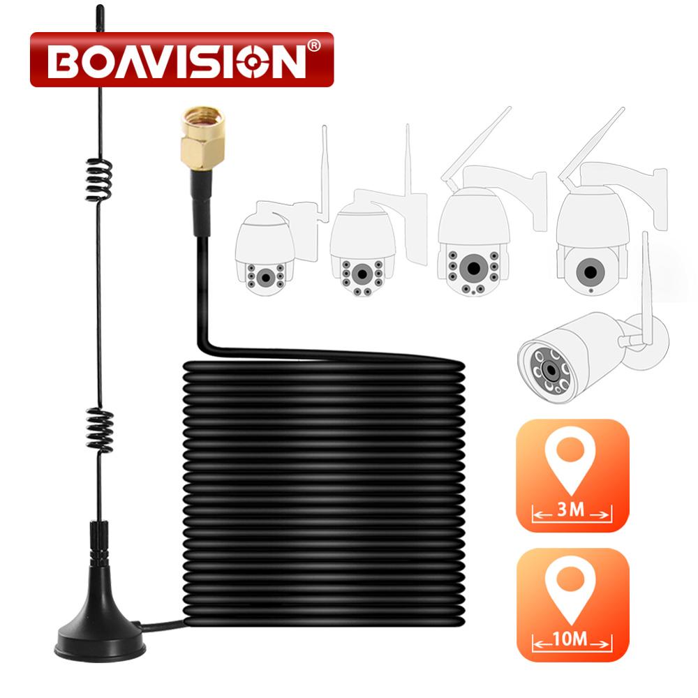 Удлинитель Wi-Fi 2,4 ГГц, 3 м/10 м, 5 дБи, присоска для BOAVISION, беспроводная PTZ-камера Bullet IP