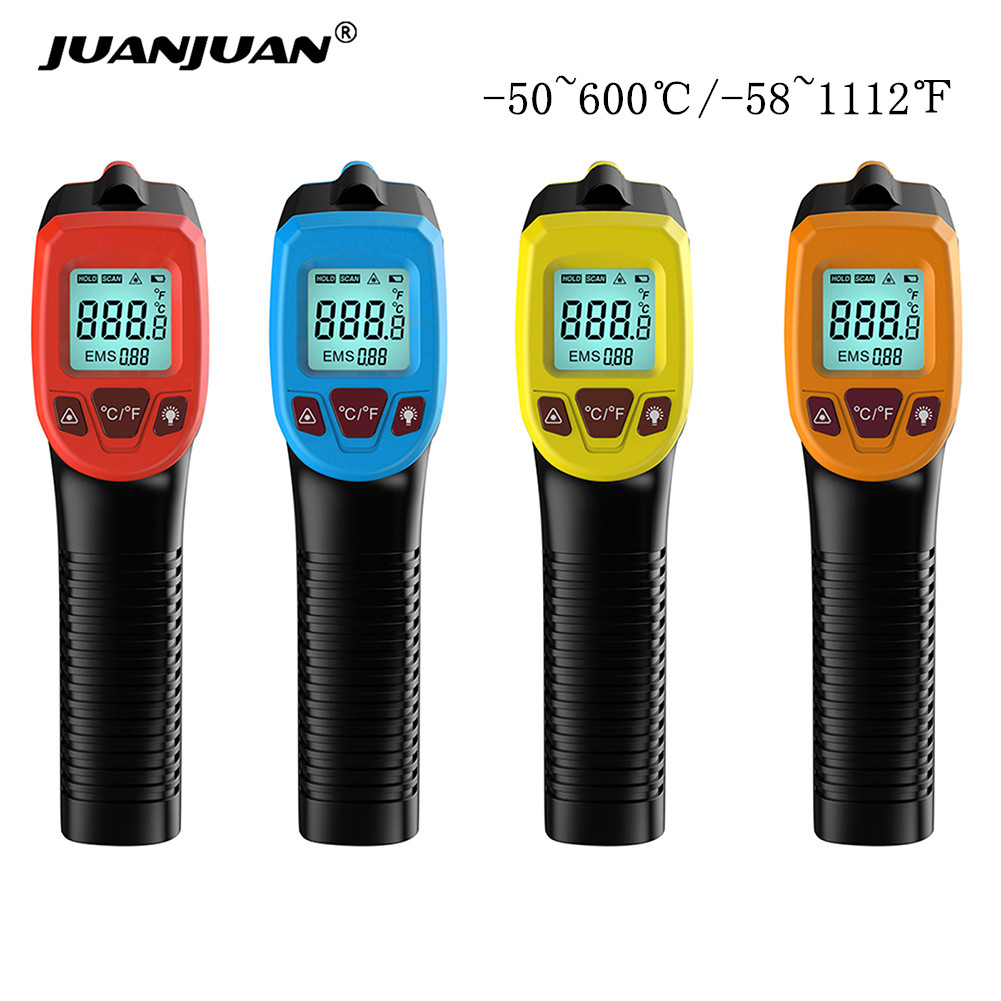 -50~600 ℃   / -58~1112 ℉   Thermomètre infrarouge industriel sans Contact GM320S, pistolet haute température IR, pointeur Laser LCD-50 ~ 600 ℃