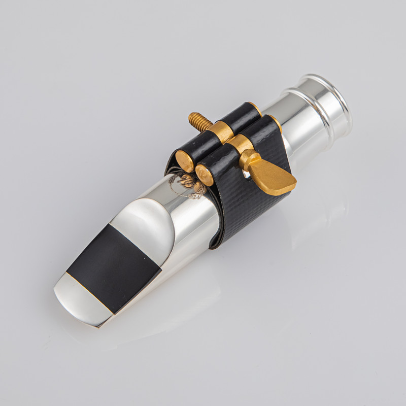 Amerika Serikat Profesional Tenor Soprano Alto Saksofon Logam Mouthpiece Berlapis Perak Mouthpiece Sax Mulut Potongan Ukuran 56789