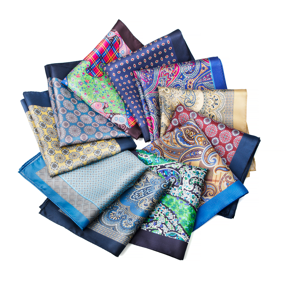 Estilo vintage dos homens 100% paisley de seda floral impresso hanky lenço personalizado bolso quadrado