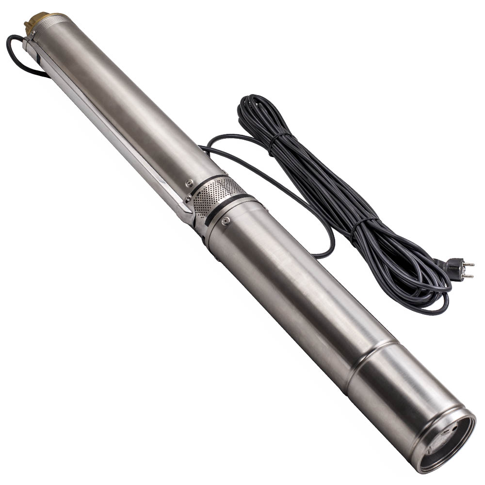 1100W Max. 6600l/H Diep Goed Pijp Waterpomp Roestvrij Staal 4 Inch 1.1kw 102M Onderwaterpomp