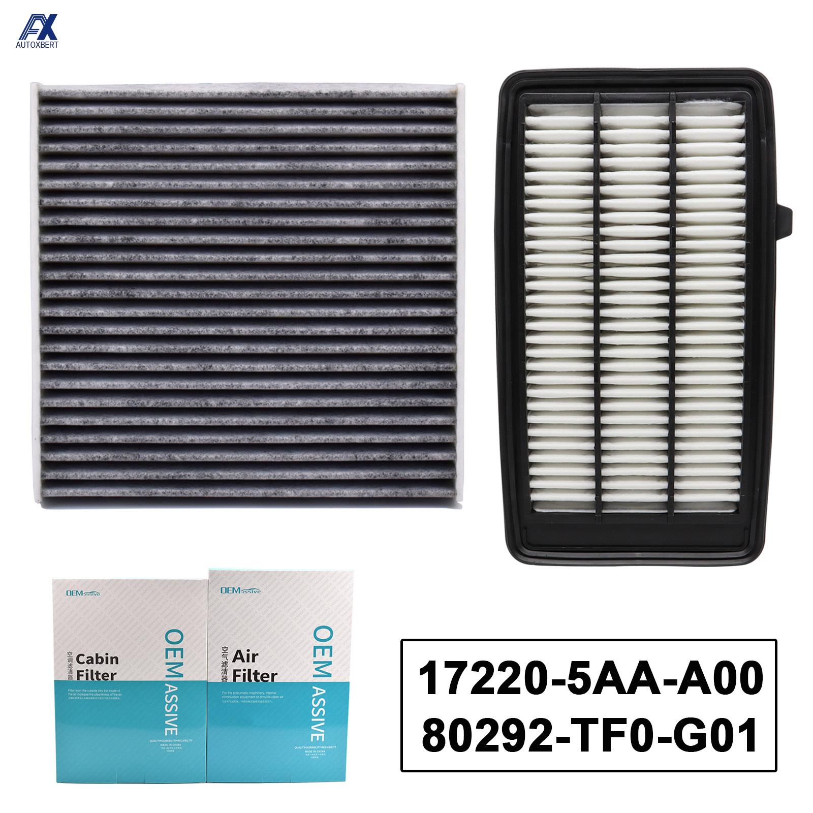 Combo Set ละอองเกสร Air Filter 17220-5AA-A00 80292-TF0-G01สำหรับ Honda CR-V CRV Civic X 1.5L Turbo 2017 2018 2019 2020