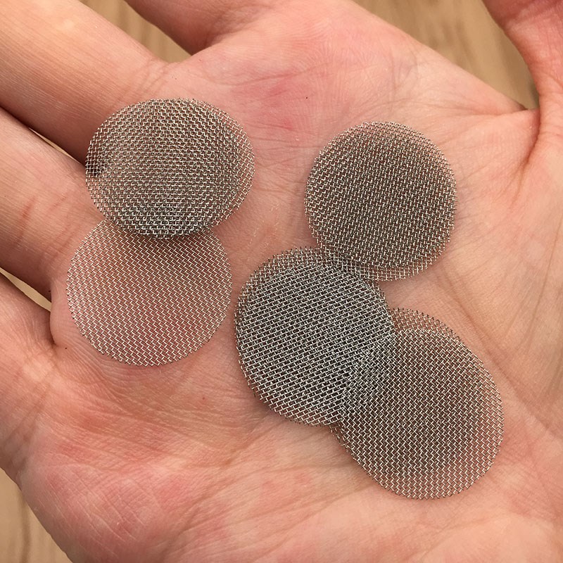50 stks Roken Tabak Metalen Filters Pijp Scherm Gaas Verdikte Multifunctionele Waterpijp Waterleiding Roestvrij Stalen Netto Groothandel