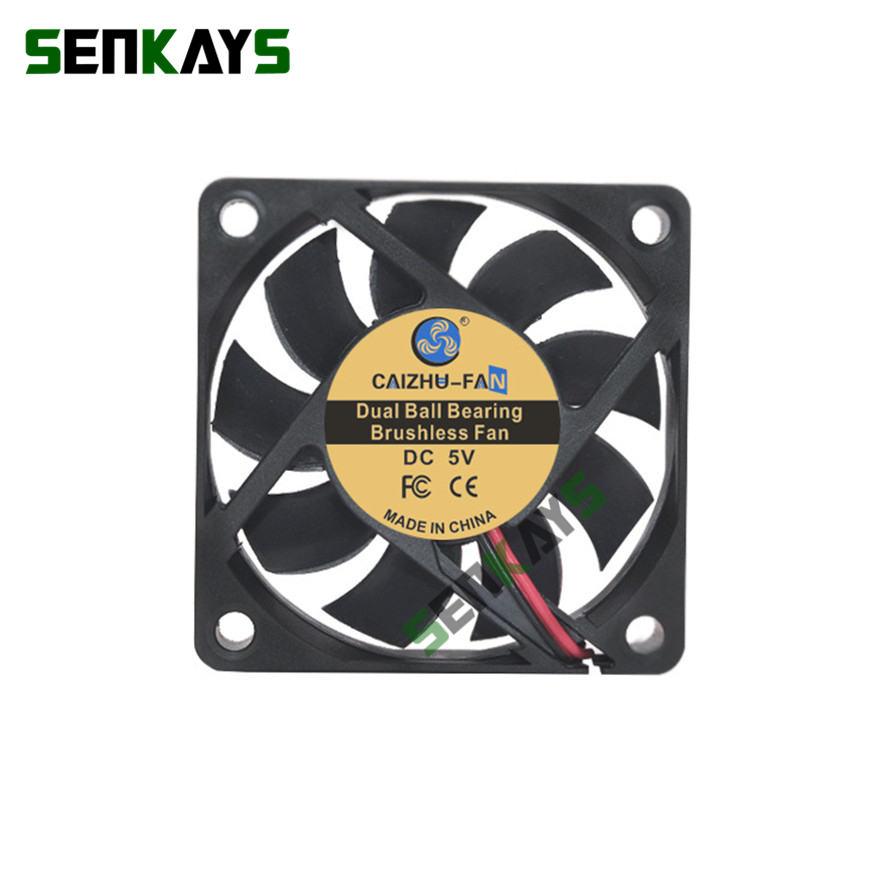 Dual Kogellager DC 5V 12V 24V 60mm 6015 DC Fan 60x60x15mm 6cm Cooling Koeler Fan Computer PC CPU Case Koelventilator Voeding