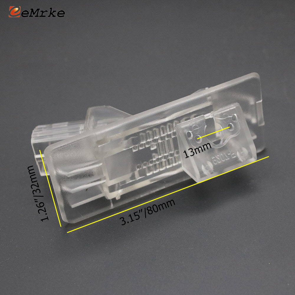 EEMRKE-Soporte de cámara de respaldo para coche Lada XRAY 2015, 2016, 2017, 2018, BA3, Xray, montaje de luces de matrícula