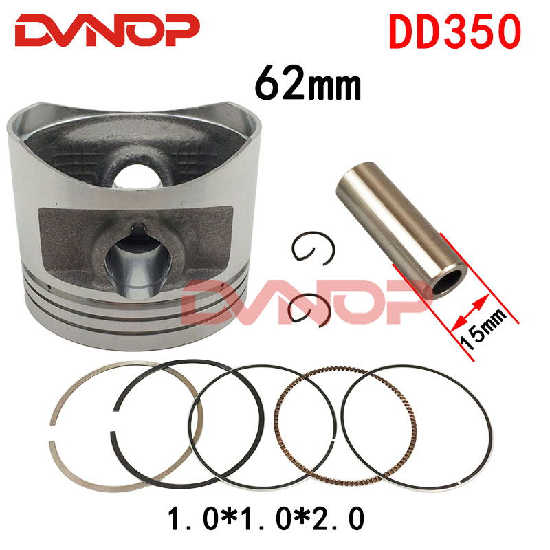 Поршневое кольцо DD350 320cc для мотоцикла с водяным охлаждением