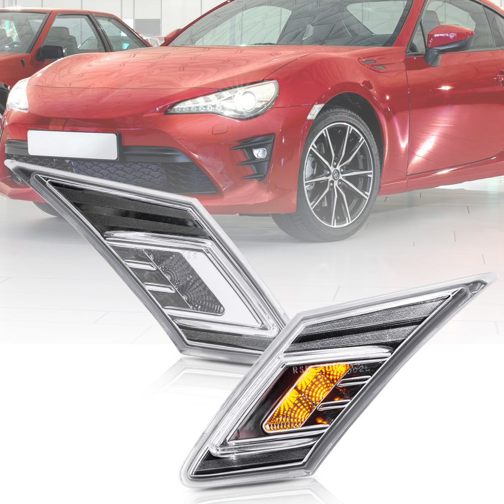 Clignotant latéral à LED pour Subaru BRZ 2013-2020 Toyota GT86 Scion, feux de position/course FR-S