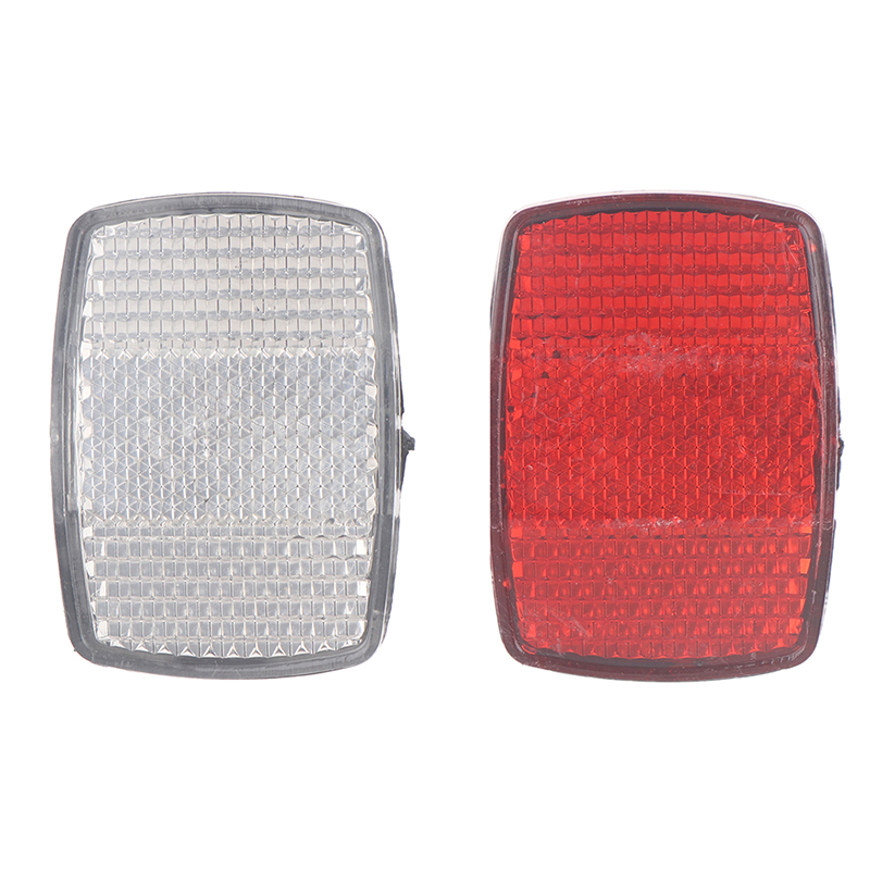 Fiets Stuur Reflector Reflecterende Voor Achter Waarschuwingslampje Veiligheid Lens