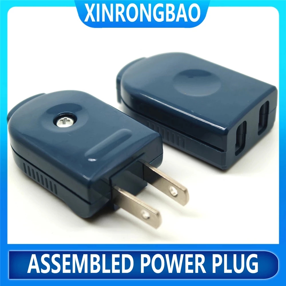 90 degree rotary power plug and socket, American connection with two flat foot joint 2201/2202 American Standard Two flat indust