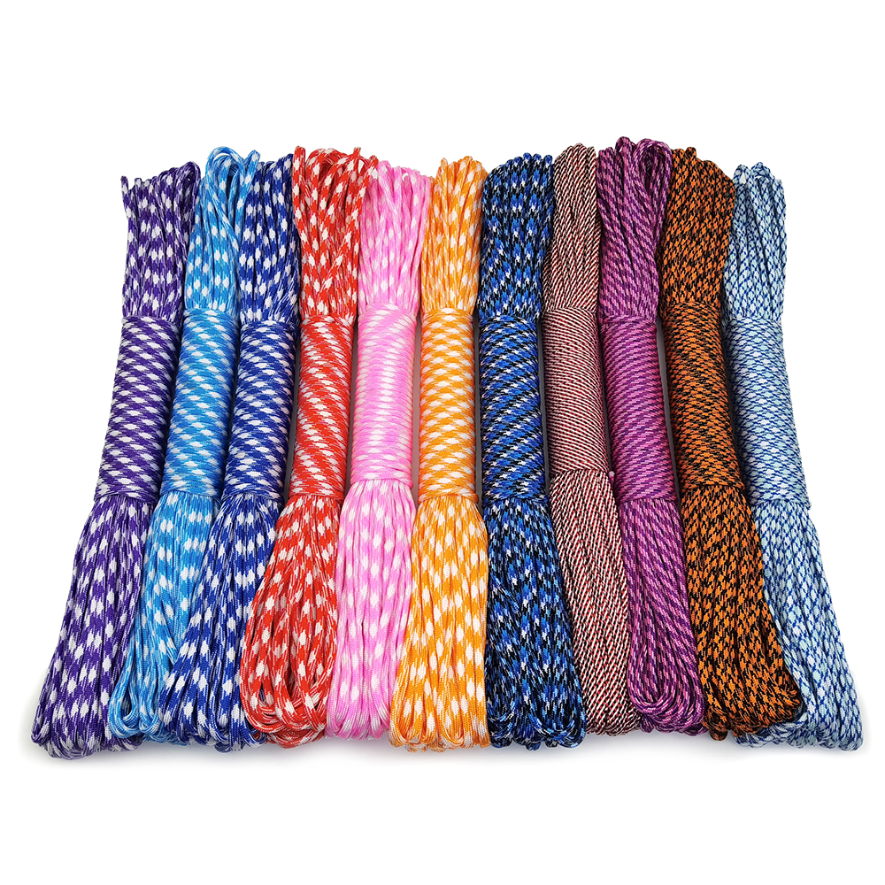 4 tamanho dia.4mm 7 núcleos de suporte paracord para sobrevivência pára-quedas cabo cordão acampamento escalada corda caminhadas varal