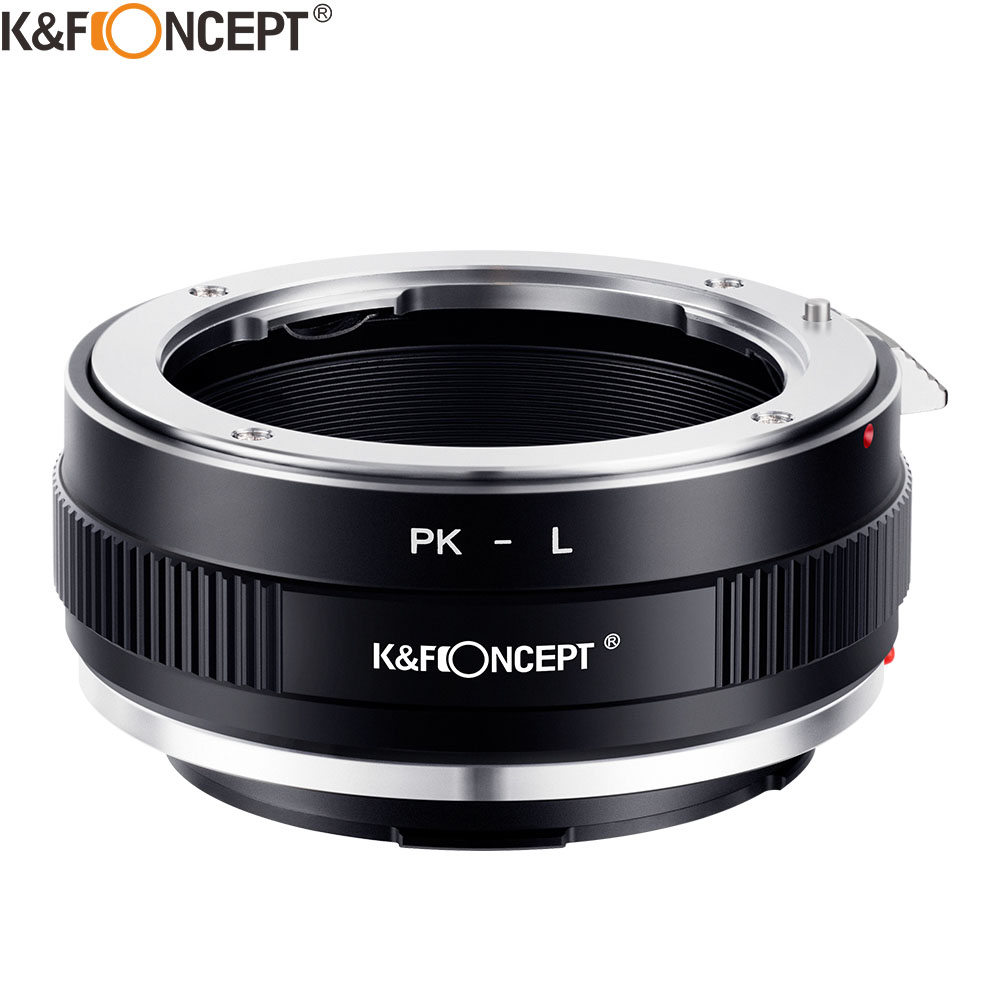 Adaptateur d'objectif d'appareil photo K&F CONCEPT PK-L pour objectif Pentax K PK vers boîtier d'appareil photo Leica Sigma Panasonic L