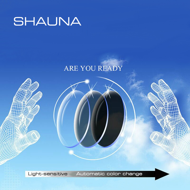 Shauna 1.56 Recept CR-39 Hars Verkleuring Bril Lenzen Bijziendheid Verziendheid Presbyopie Optische Lens Lichtgevoelige