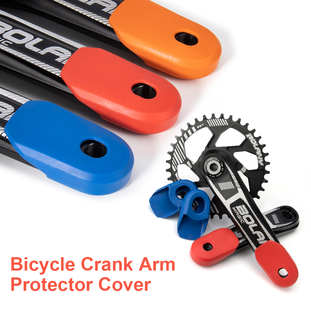 VIARON 2 unids/set cubierta protectora de brazo de manivela de bicicleta tapas de bielas de bicicleta de montaña y carretera funda de silicona antipolvo accesorios de ciclismo MTB
