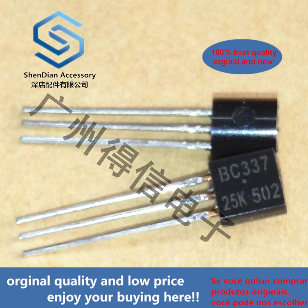 30pcs 30pcs 100% 기존 BC337-25 BC337 337 TO-92 TO-92 플라스틱 캡슐화 트랜지스터 (NPN) 실제 사진