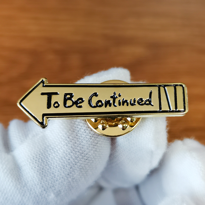 JoJos Bizarre Adventure Golden Wind Pins To Be Continued Arrow Значок JJBA Аниме Арт Коллекционная Брошь