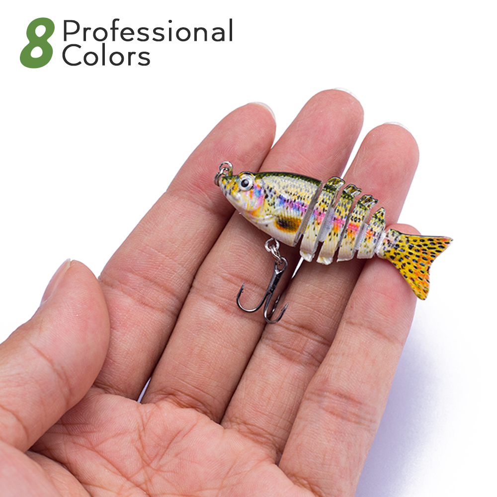 Mehrteilige 5cm Bionic 2020 Angelköder Crankbait Lebensechte Harte Fischköder 2,5g Kleines Angelköder-Set Wobbler Tackle Pesca