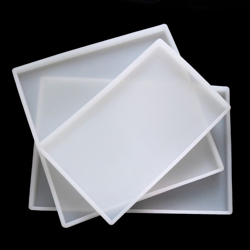 Super große quadratische Untersetzer-Silikonharzform, große flüssige Form, Harz-Untersetzer, Herstellung von Epoxidharz-Handwerk, Untersetzer-Form