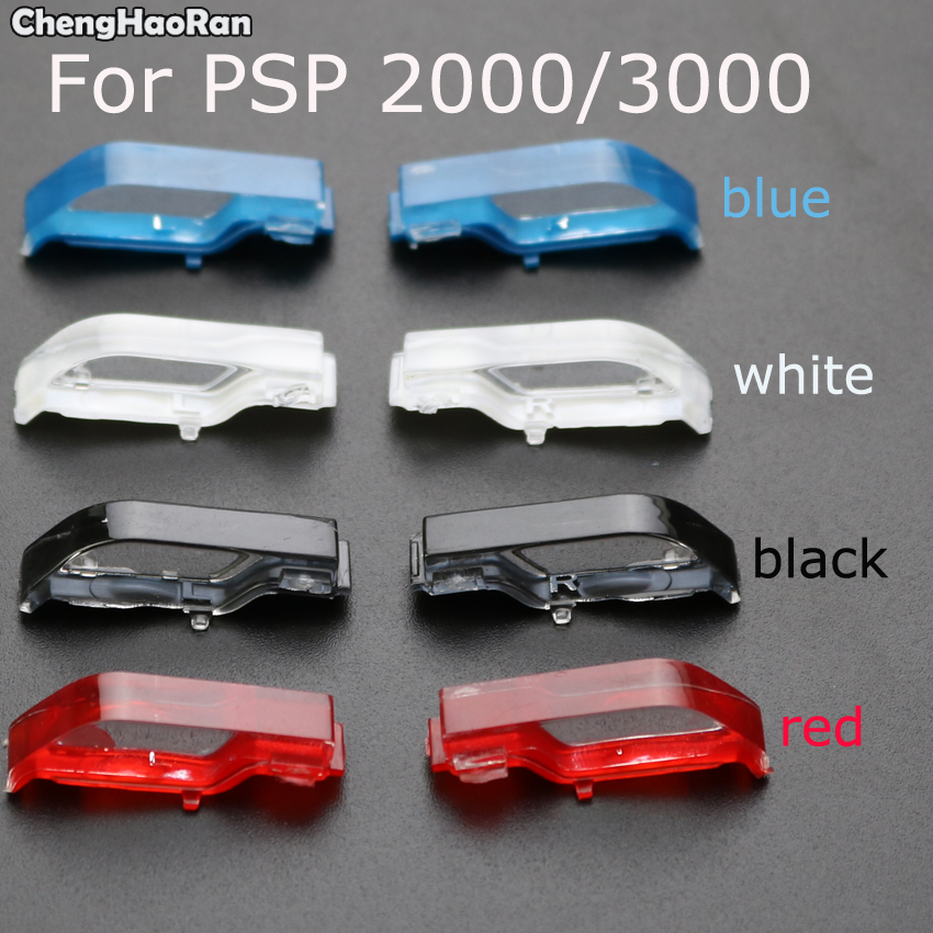 ChengHaoRan 1 pair of LR key for PSP 3000 2000 right elevator trigger button clear button for PSP2000 PSP3000 button 4 colors