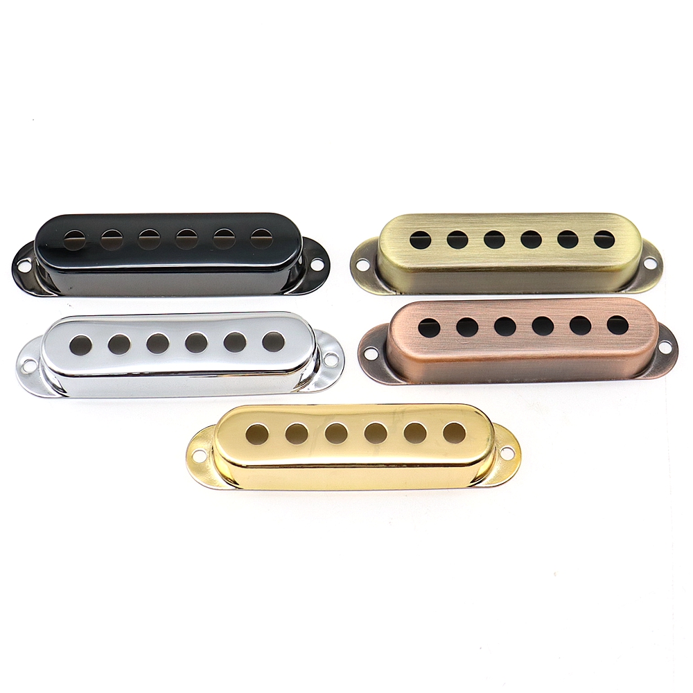 3 uds cubiertas de pastilla única de guitarra eléctrica de latón 48mm/50mm/52mm para piezas de accesorios de guitarra ST SQ