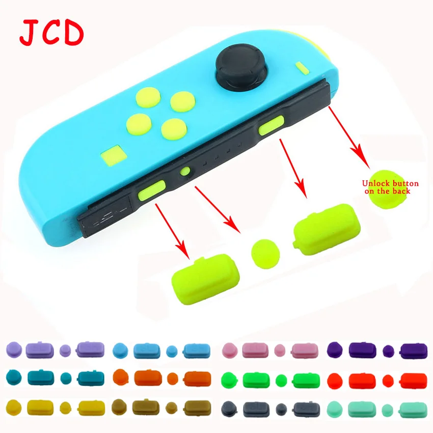 Set 4 Buah untuk Nintendo Switch NS NX Joy-Con Tombol Trigger Kiri Kanan SR SL Pengganti Aksesoris Game untuk Joy Cons