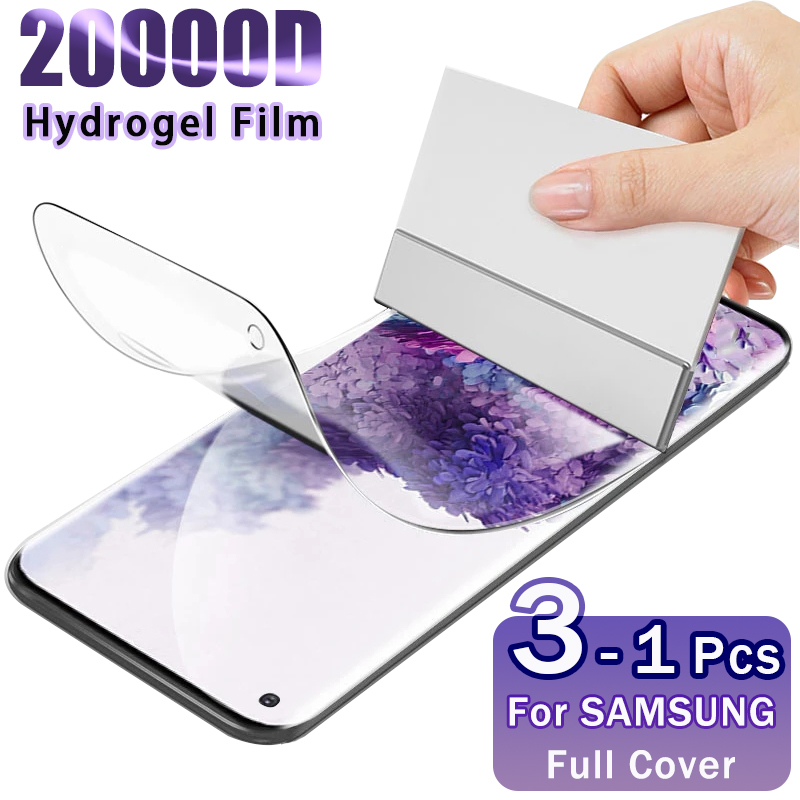 3 шт. для Samsung Galaxy S22 S21 S20 Ultra Plus Защитная пленка для экрана Note 20 10 9 8 S10 S8 S9 Plus Lite S10E S20FE A52 S 5G Не стекло