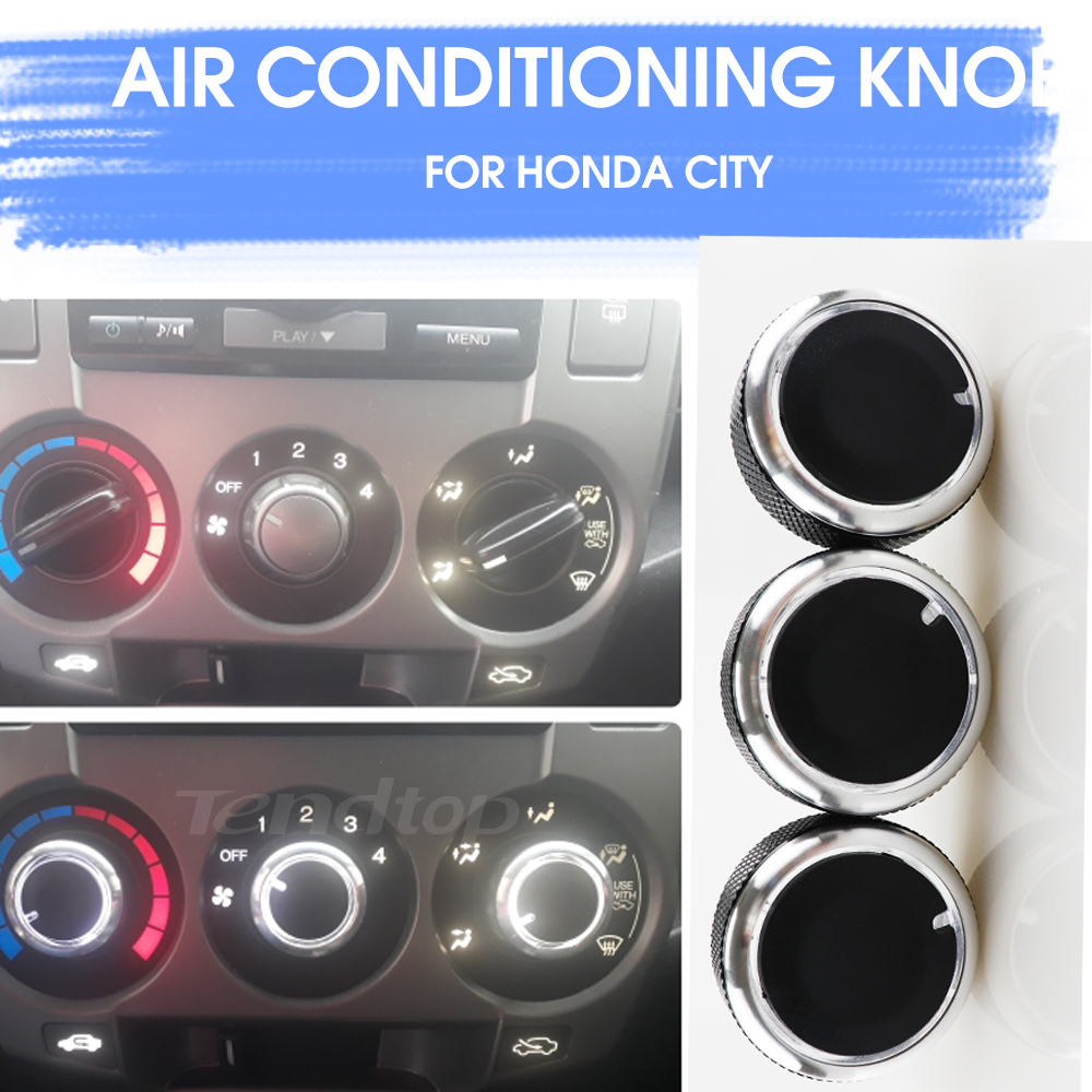 Автомобильные аксессуары 3 шт./лот для Honda CITY FIT, Нагреватель переменного тока, кондиционер, панель управления, кнопки переключателя
