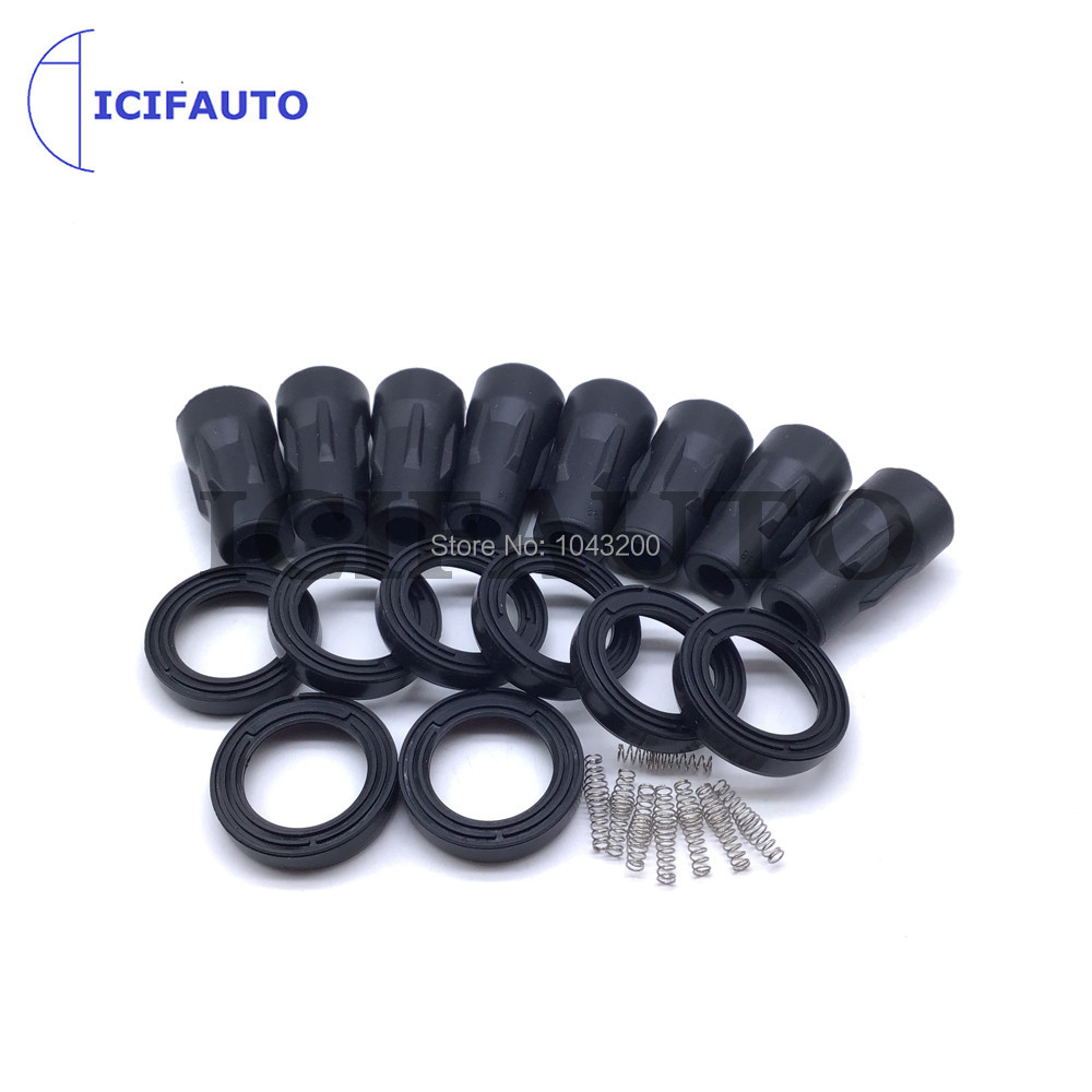1/2/4/6/8 buah Kit perbaikan bot karet kumparan pengapian untuk Dodge Chrysler Jeep Compass 4606824AC, 04606824AB, 04606824AC,4606824AB