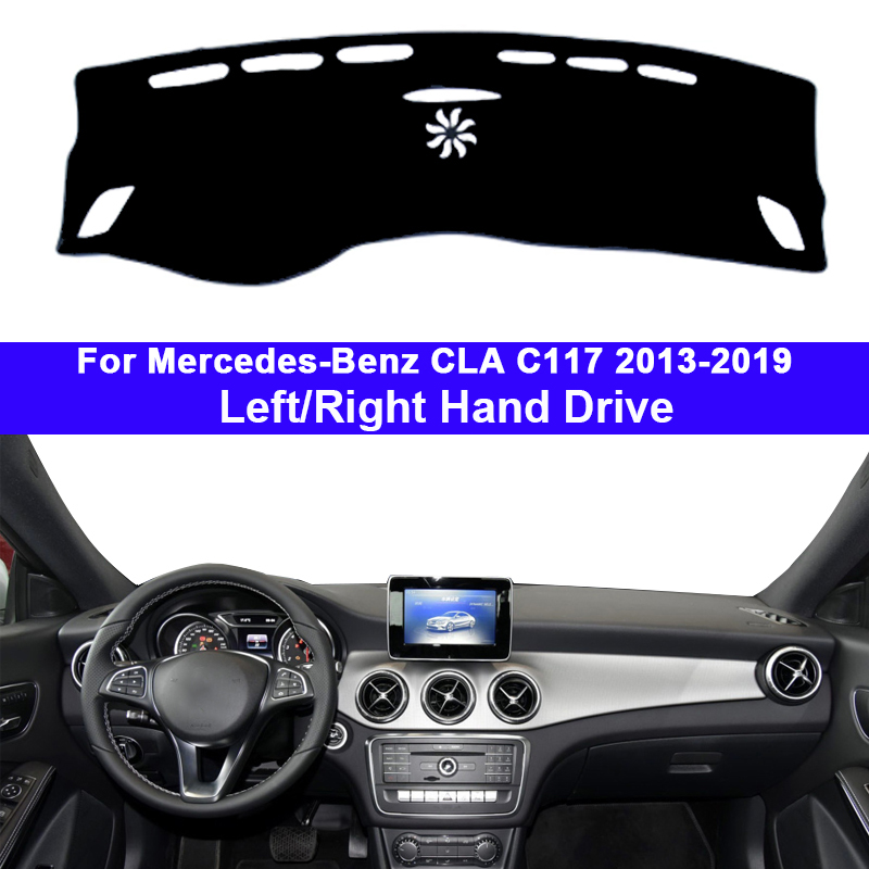 Mobil Dashboard Cover DashMat Cape untuk Mercedes-benz CLA C117 2013 2014 2015 2016 2017 2018 2019 CLA180 200 220 250 AMG CLA200