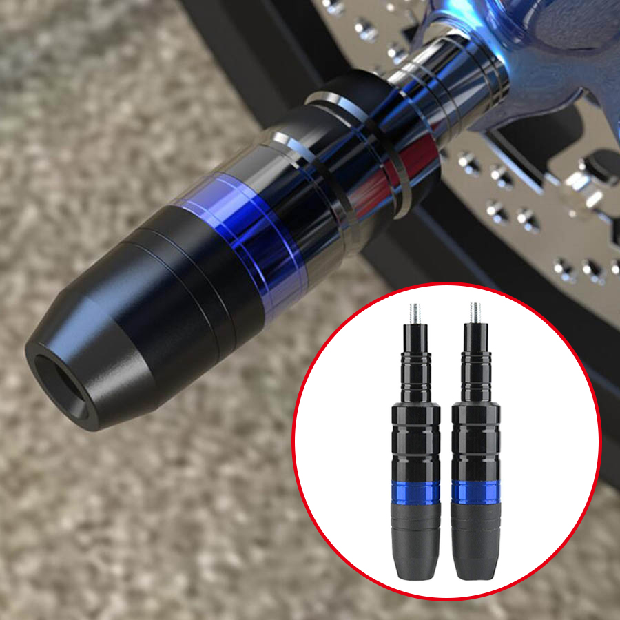 1 Pasang 8Mm Sepeda Motor Anti Jatuh Batang Skuter Sepeda Motor CNC Mesin Aluminium Pecah Bingkai Slider Pelindung Tongkat Kecelakaan Bar