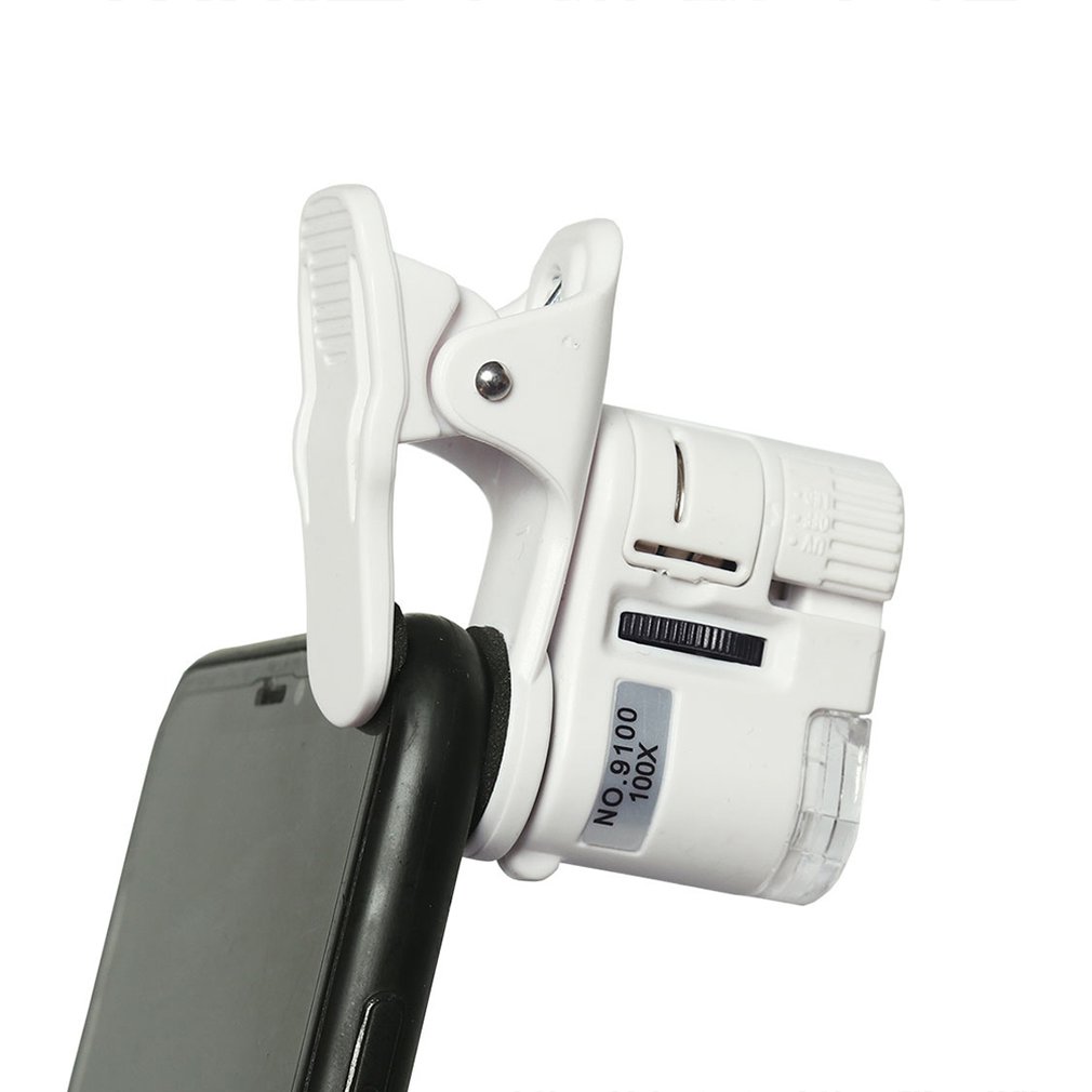 Loupe 100X Mini Microscope téléphone portable haute définition bijoux anciens Jade Identification Anti-contrefaçon