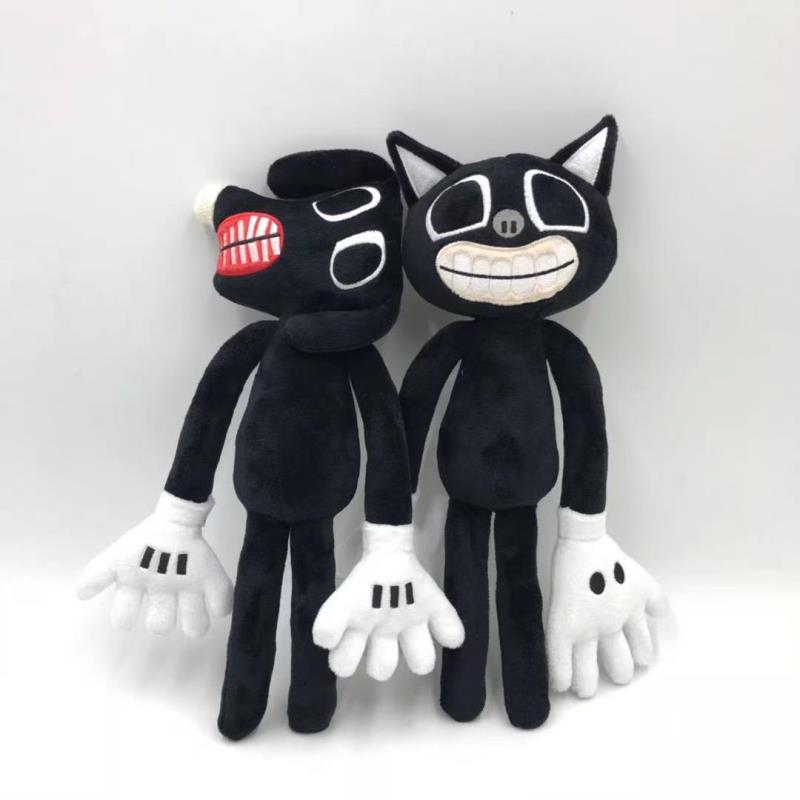 Nouvelle arrivée, peluche Siren Head, chat noir de dessin animé, poupée en peluche, figurines de personnages d'horreur, jouet en peluche pour enfants, cadeau d'anniversaire