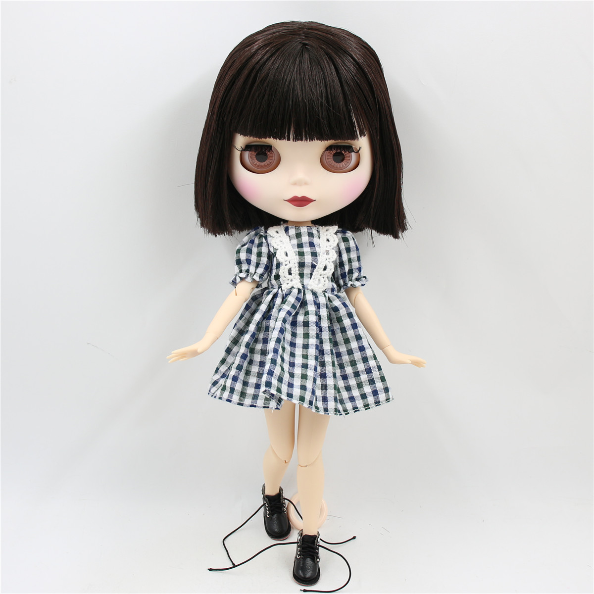ICY DBS Blythe кукла 1/6 bjd шарнирное тело короткие каштановые волосы матовое лицо 30 см игрушка для девочек подарок аниме