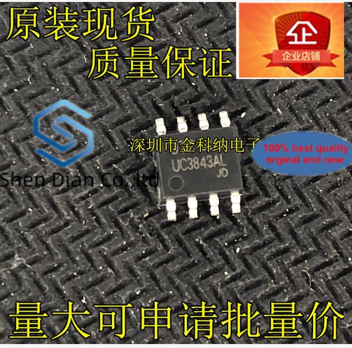 10pcs 100% orginal new in stock UC3843AL UC3843AL-S08-R switching power management chip SOP8 pin