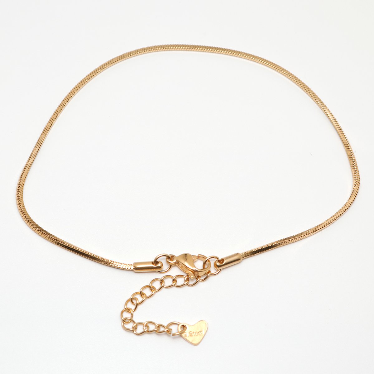 Moda 304 ze stali nierdzewnej Anklet złoty kolor łańcuch Anklet dla kobiet stóp bransoletki nogi akcesoria łańcuszki do biżuterii prezenty, 1 sztuka