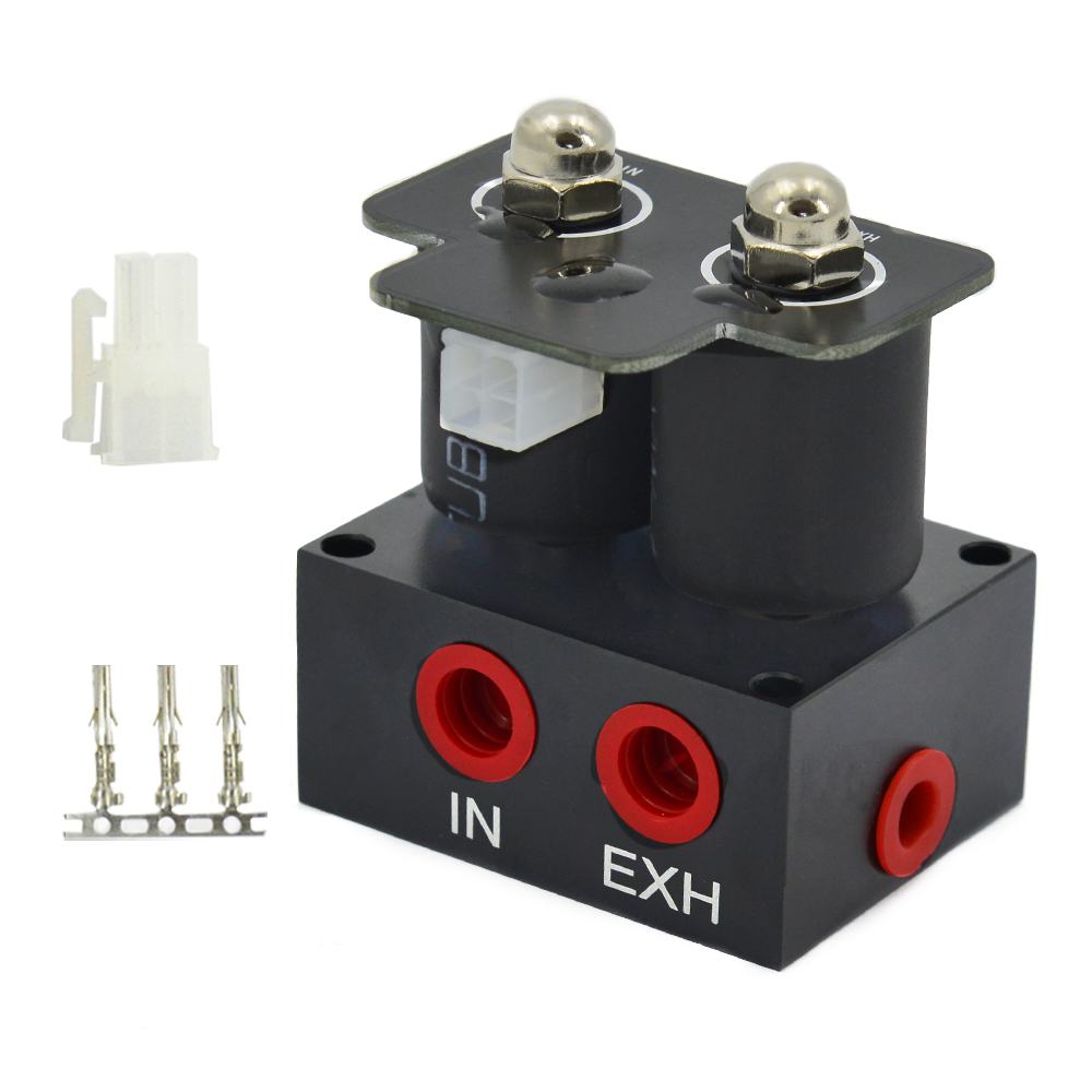200PSI 12V zawór elektromagnetyczny zawór zawieszenia pneumatycznego zawór pneumatyczny amortyzator podwójny zestaw zaworów elektromagnetycznych